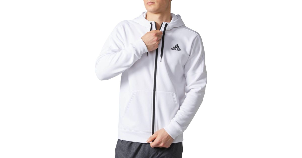 adidas team issue full zip hoodie