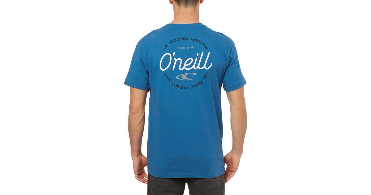 O'neill Sportswear Cotton Lowdowns Tshirt in Dark Blue (Blue) for Men