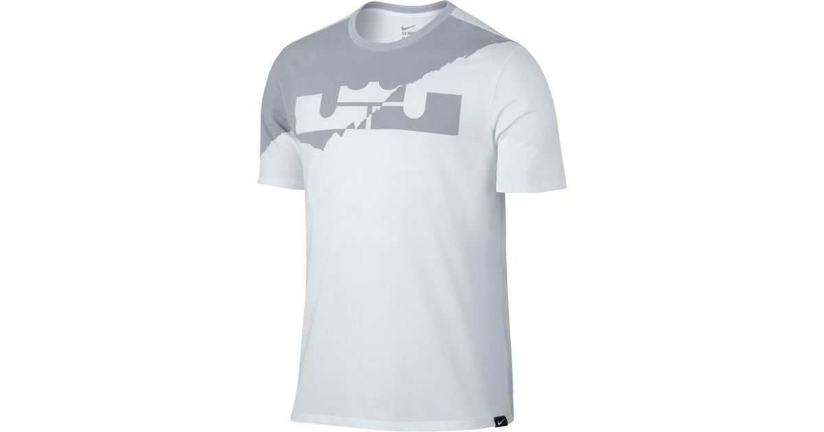 white lebron shirt