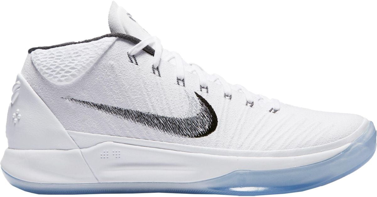 Nike Kobe A.d. 1 Basketball Shoes in White/Silver (Metallic) for Men - Lyst