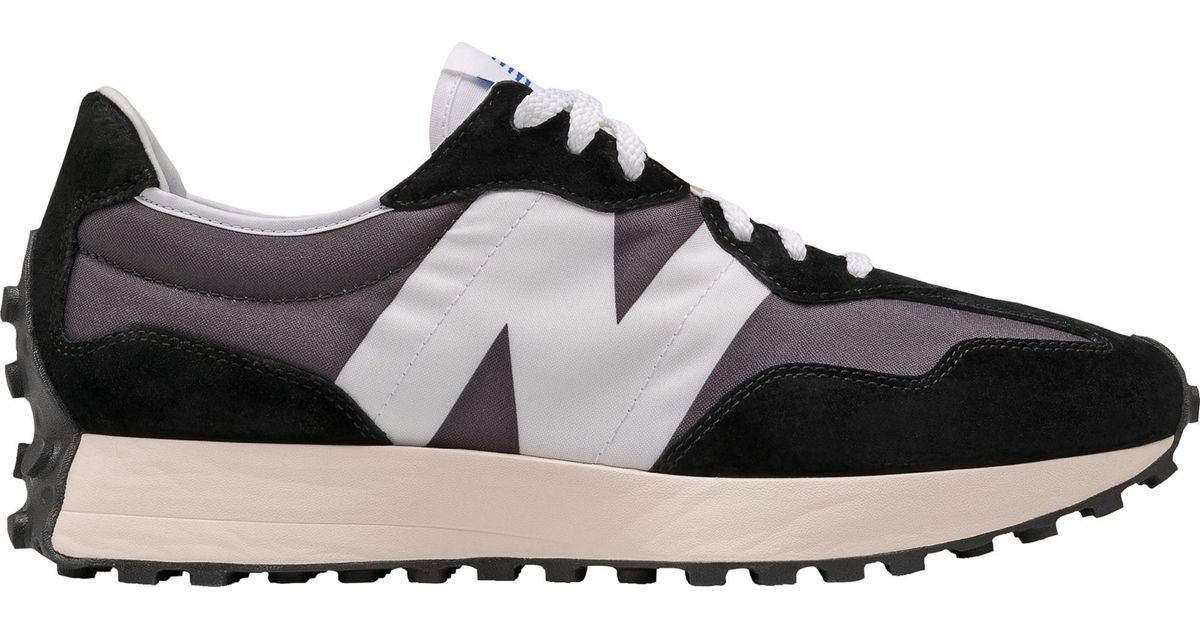 New Balance Suede 327 Shoes in White/Black/White (Black) for Men - Lyst
