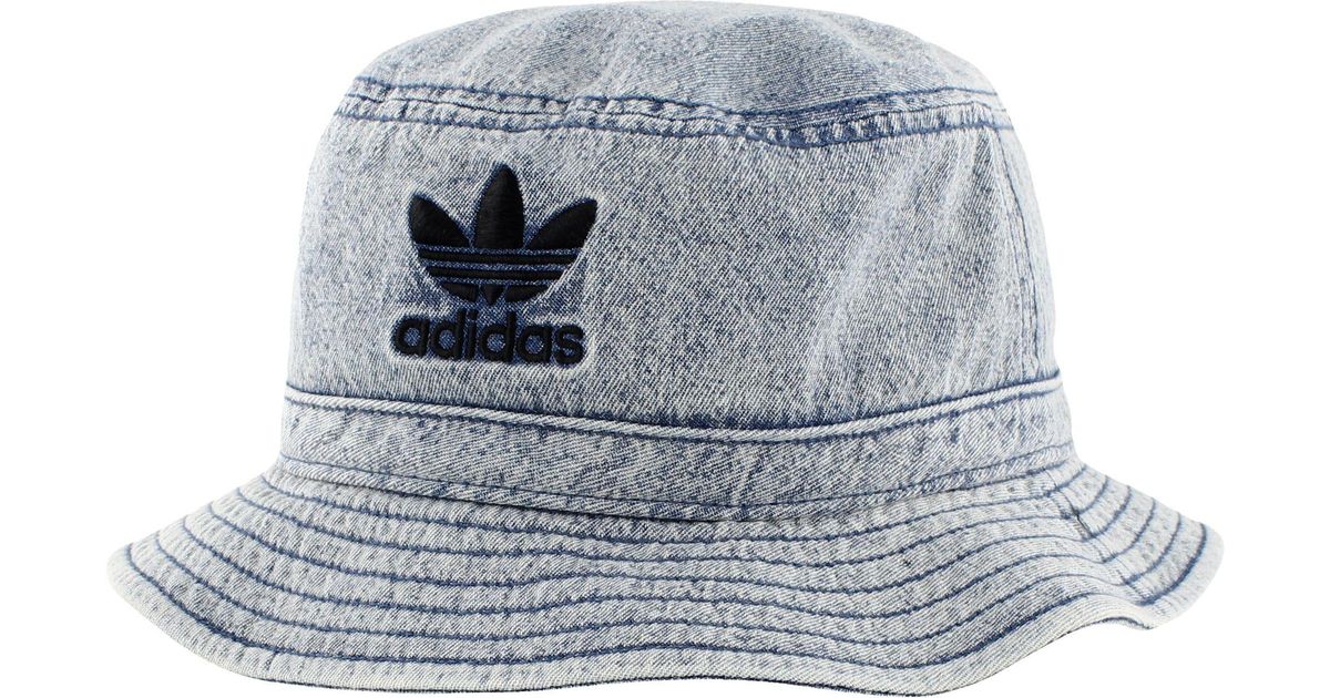 Lyst - Adidas Originals Denim Bucket Hat in Blue for Men