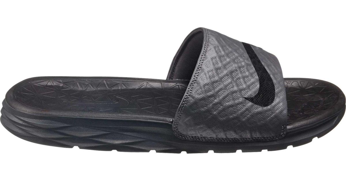 men's nike benassi solarsoft slides