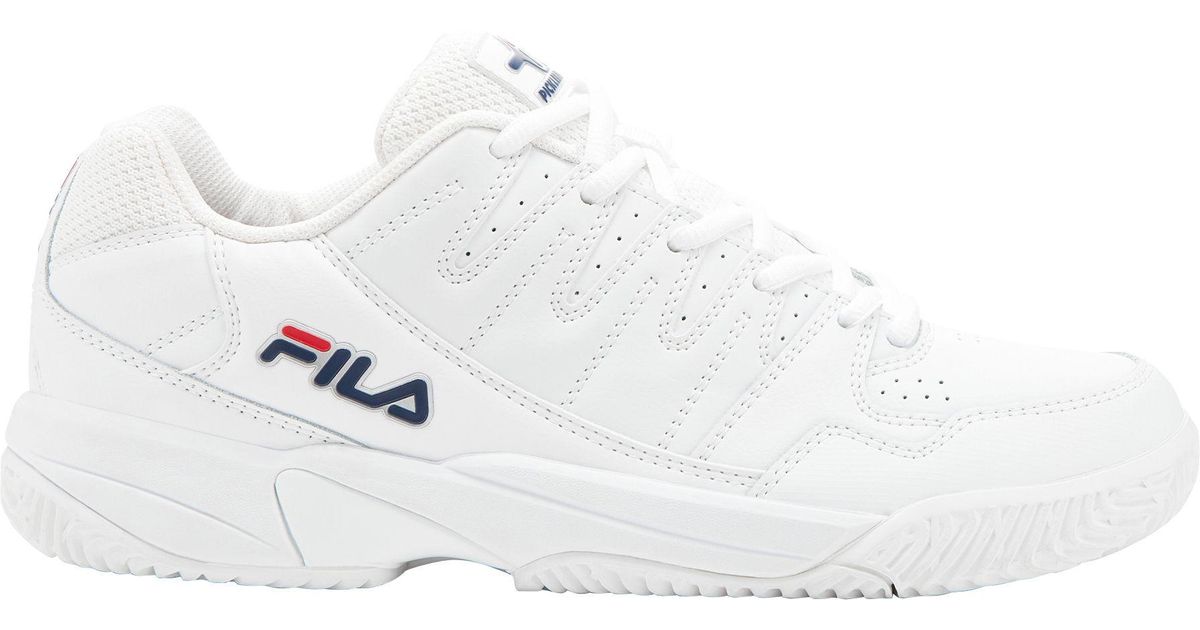 Fila Double Bounce Pickleball Shoes in Red/White/Blue (White) for Men ...