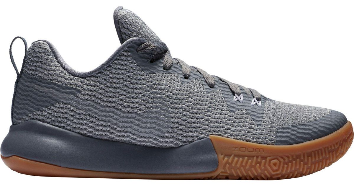 Nike Rubber Zoom Live Ii Basketball Shoes in Grey/Tan (Gray) for Men | Lyst
