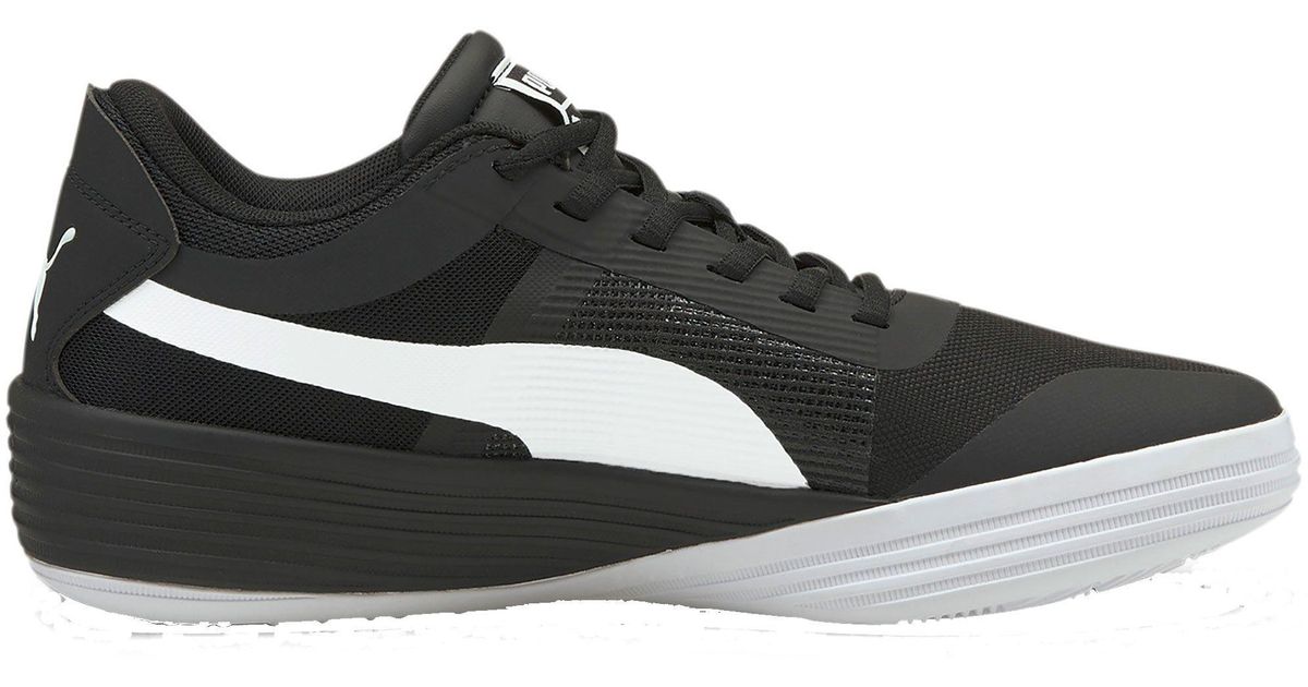PUMA Clyde Allpro Team Basketball Shoes in Black/White (Black) Lyst