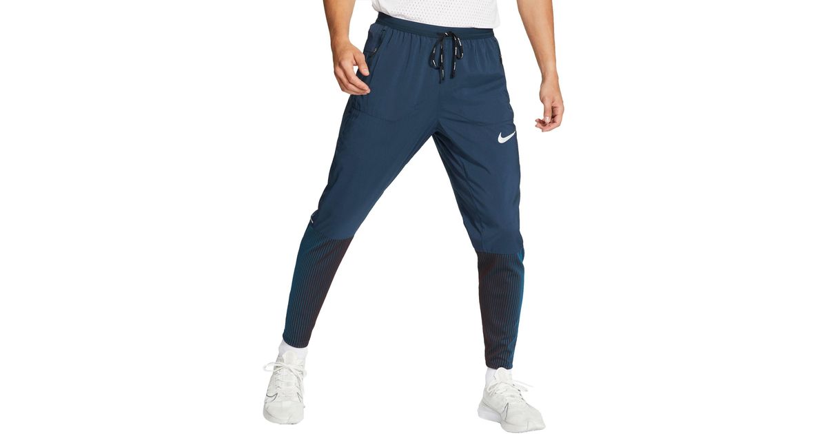 Nike Synthetic Phenom Elite Future Fast Hybrid Running Pants in Blue for Men | Lyst