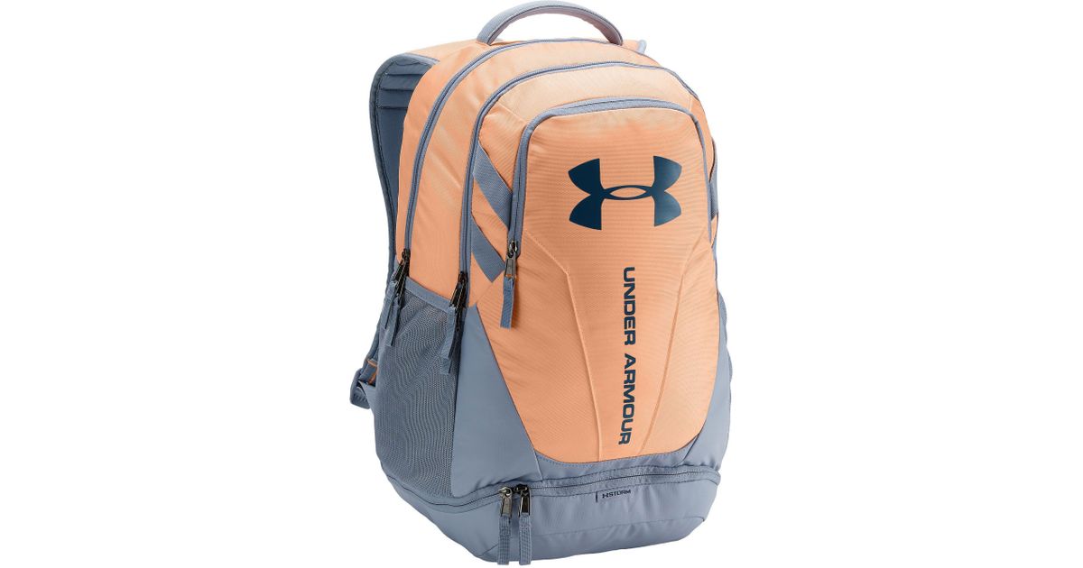 peach under armour backpack