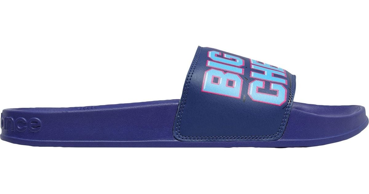 Big League Chew Slides in Navy/Pink 