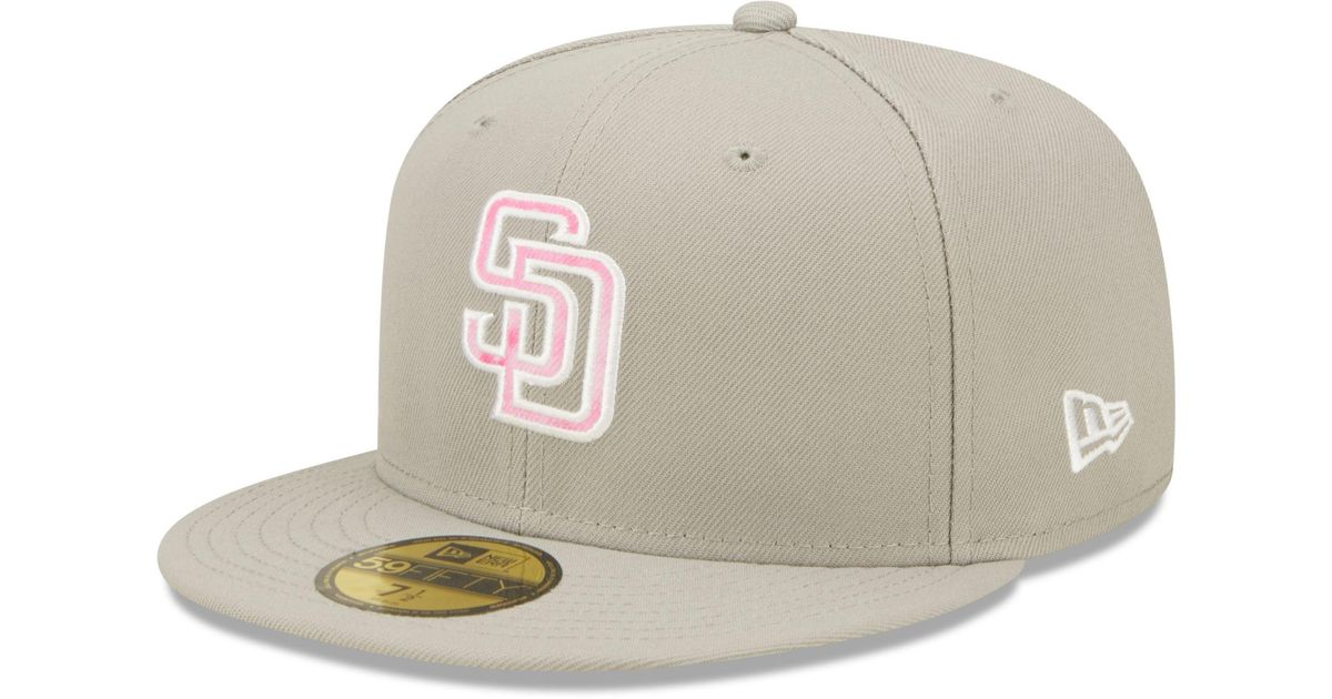 KTZ Mother's Day '22 San Diego Padres Grey 59fifty Fitted Hat in Gray