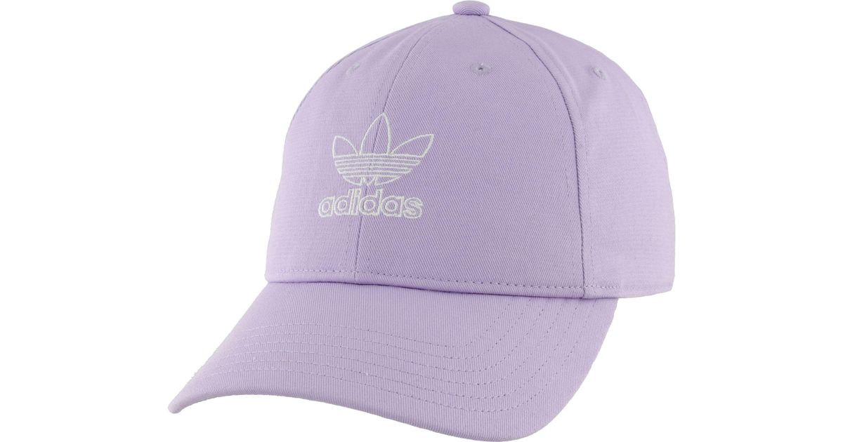purple adidas hat