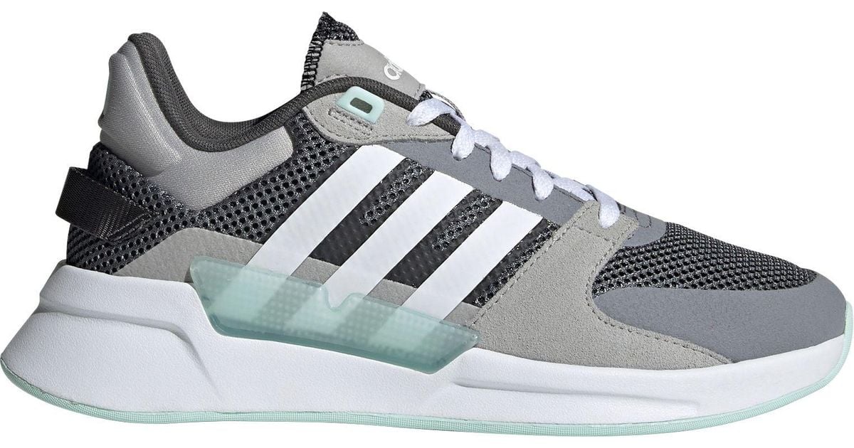 adidas Run 90s Shoes in Grey/White/Mint (Gray) - Lyst