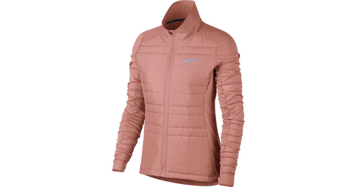 rust pink jacket