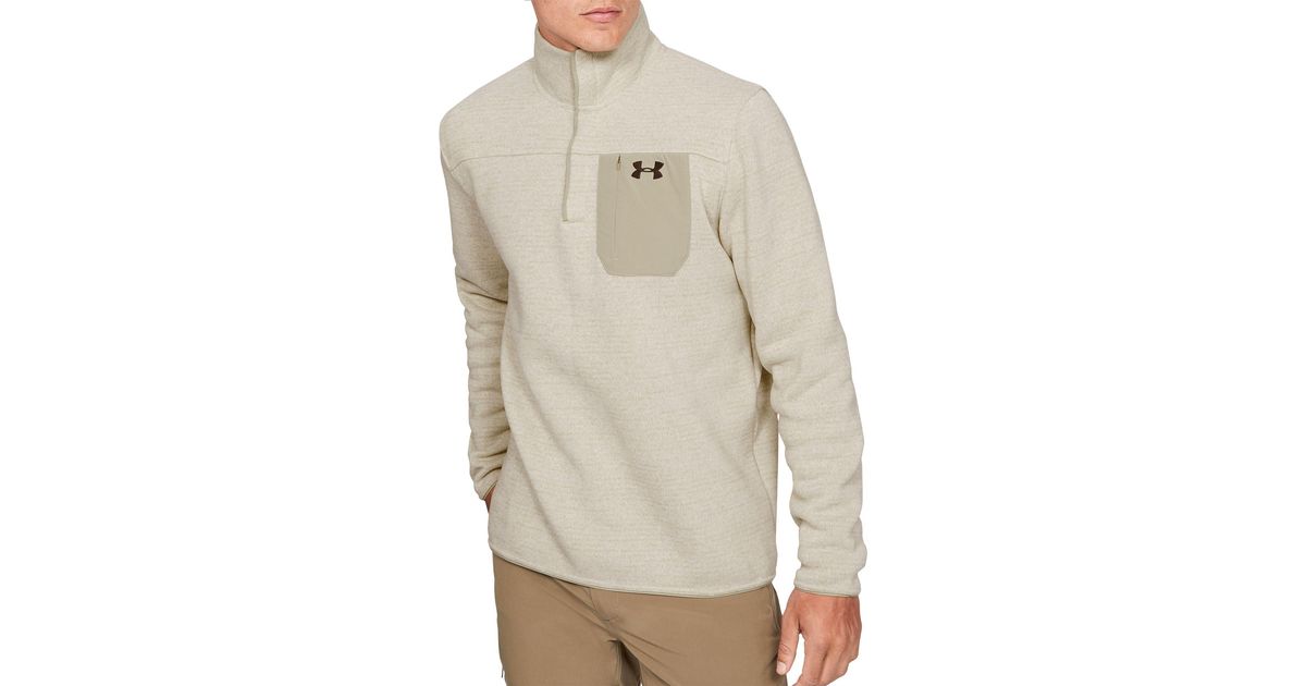 under armour men's sweaterfleece henley