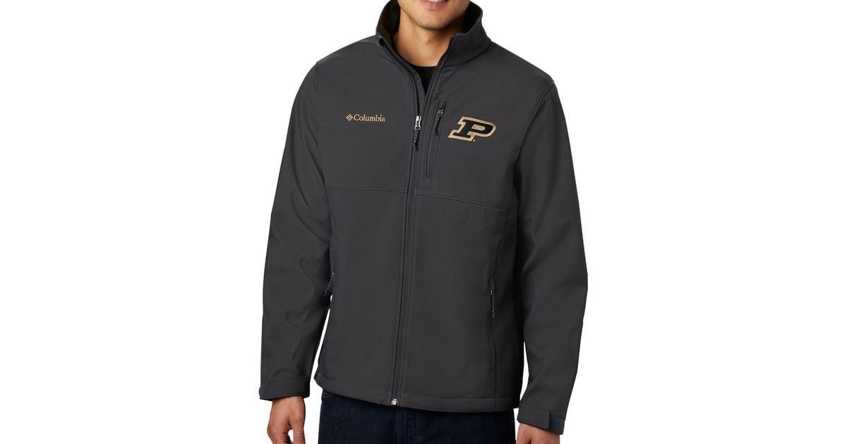 Columbia Purdue Boilermakers Grey Ascender Jacket in Gray for Men Lyst
