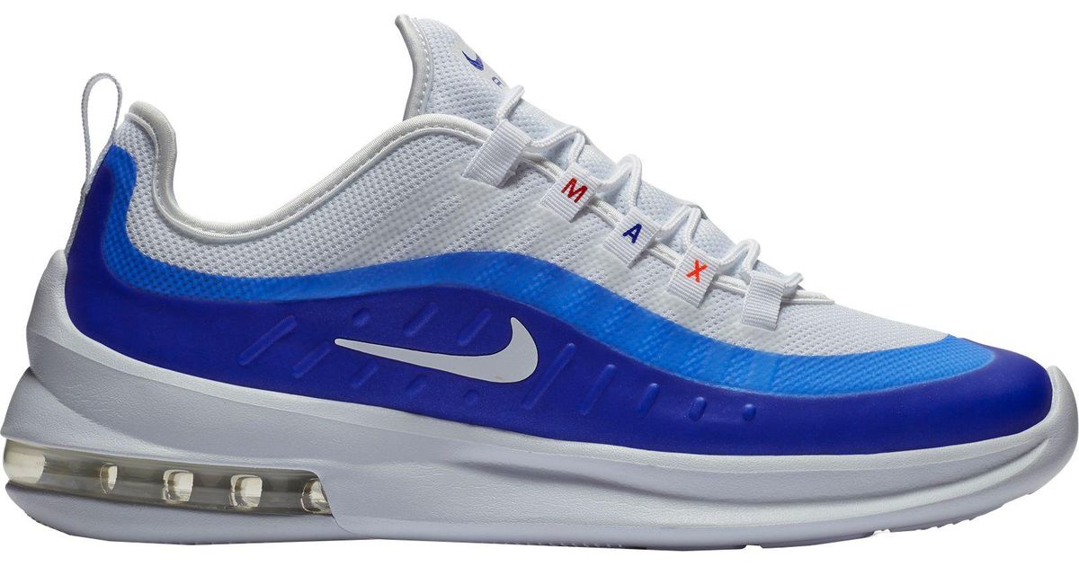 Nike Air Max Axis Shoes in White/Blue 
