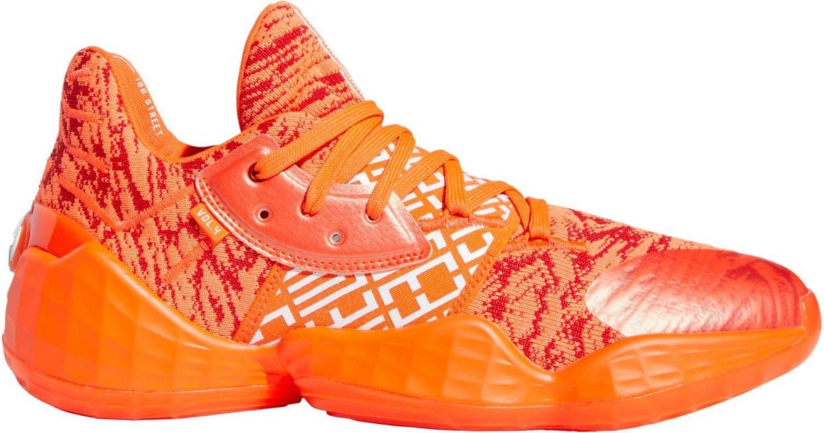 adidas Harden Vol. 4 Basketball Shoes in Orange for Men - Lyst