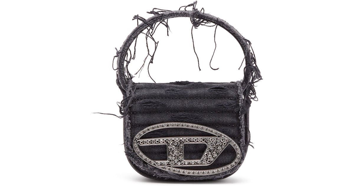 1DR XS-Iconica mini bag in tela e pelle di DIESEL in Blu Lyst