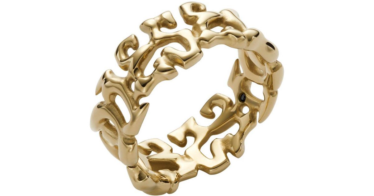 Disol Rins DIESEL Rings in Metallic | Lyst UK