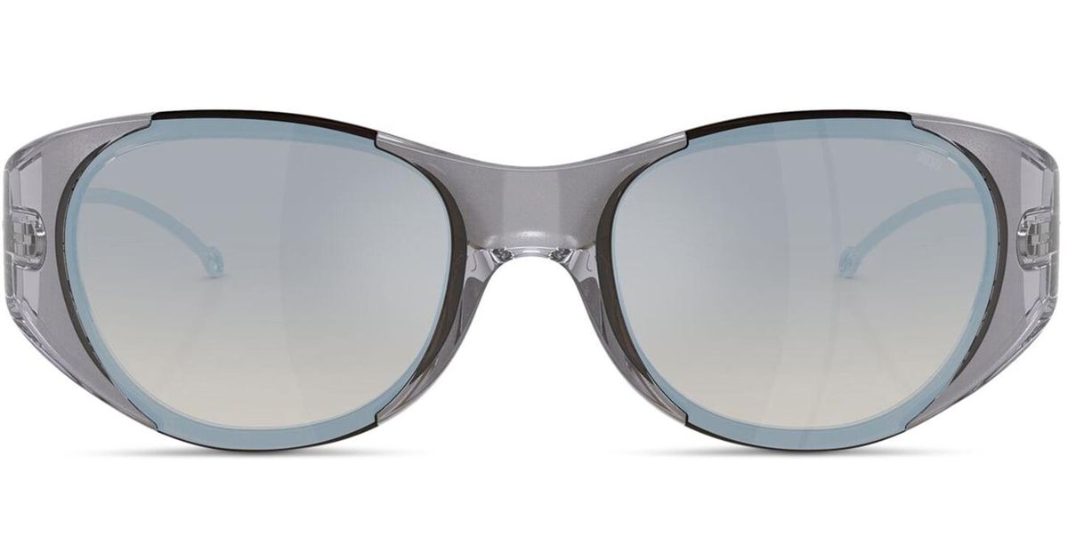 DIESEL サングラス Iconic oval sunglasses DIESEL Iconic Oval Sunglasses in Gray | Lyst