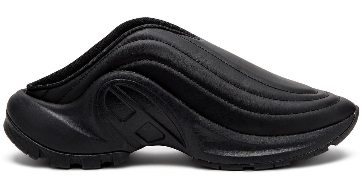 【DIESEL】S-D-Runner Mule X Women's S-D-Runner-Matte mules | Black | Diesel