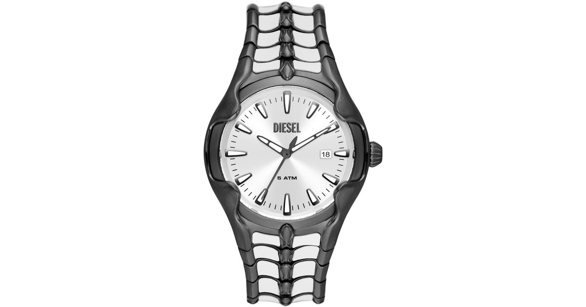 DIESEL Limited Edition Vert Three-Hand Date Watch in Black for Men