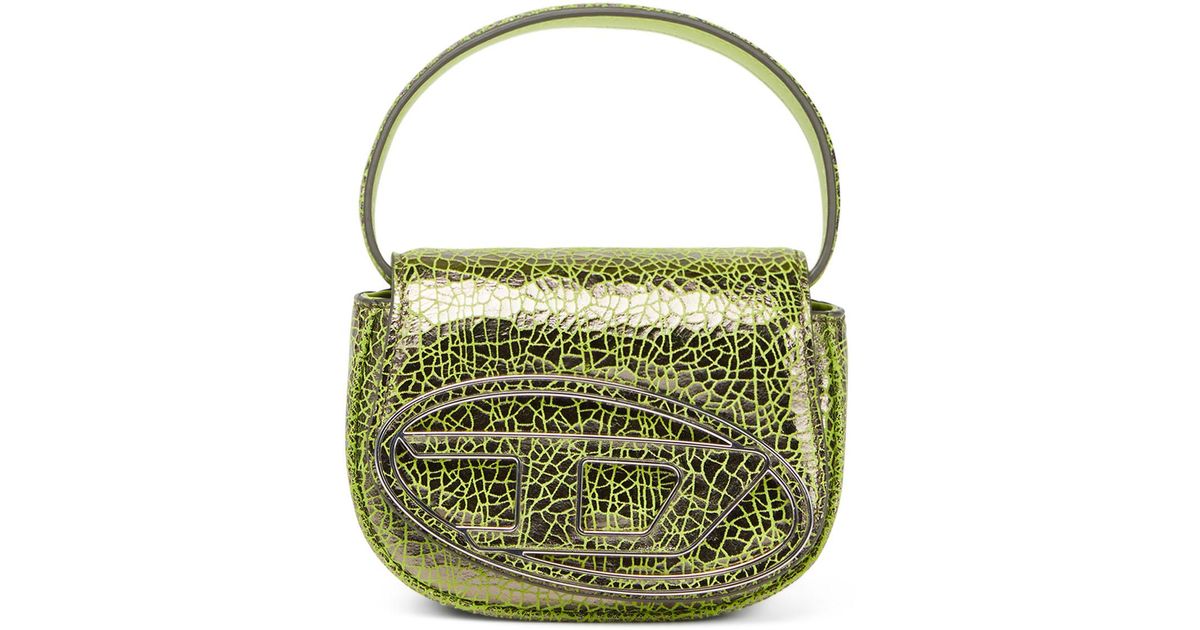 DIESEL Mini Bag In Cracked Leather in Green Lyst