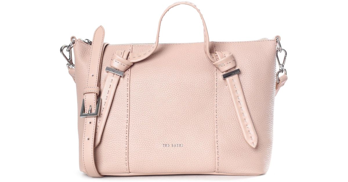 ted baker knotted handle small tote bag