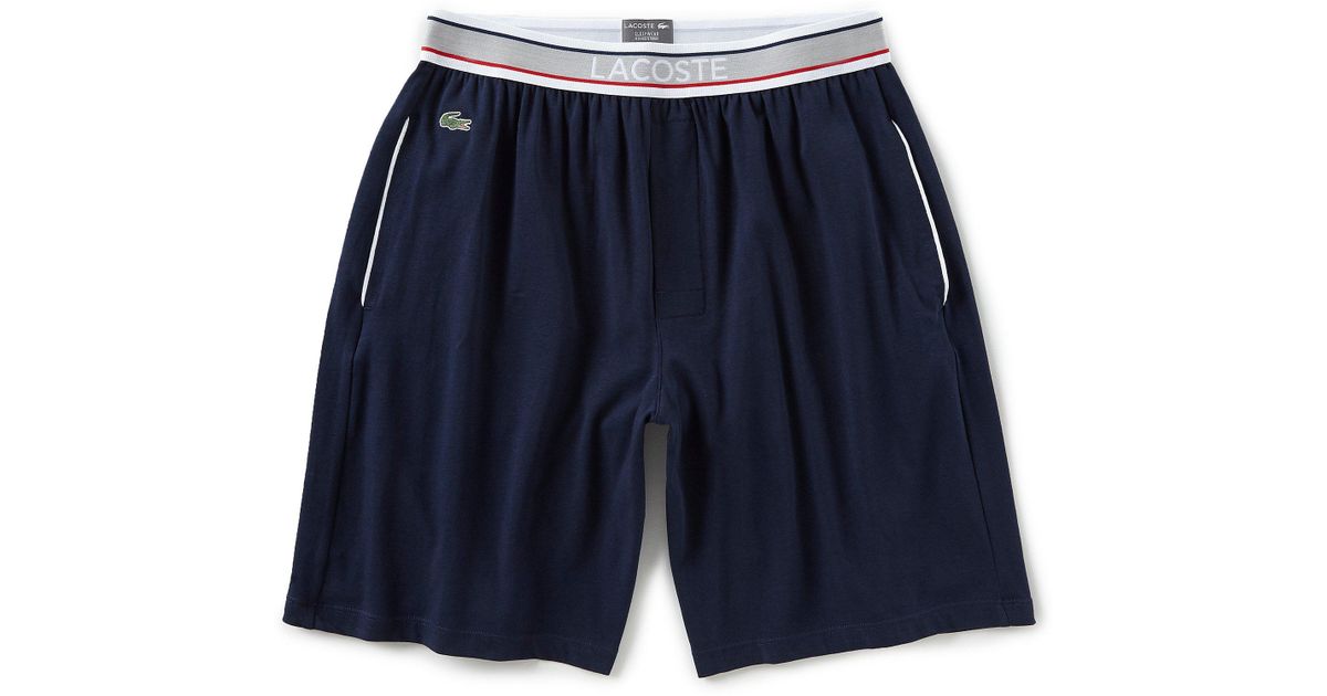 lacoste sleep shorts
