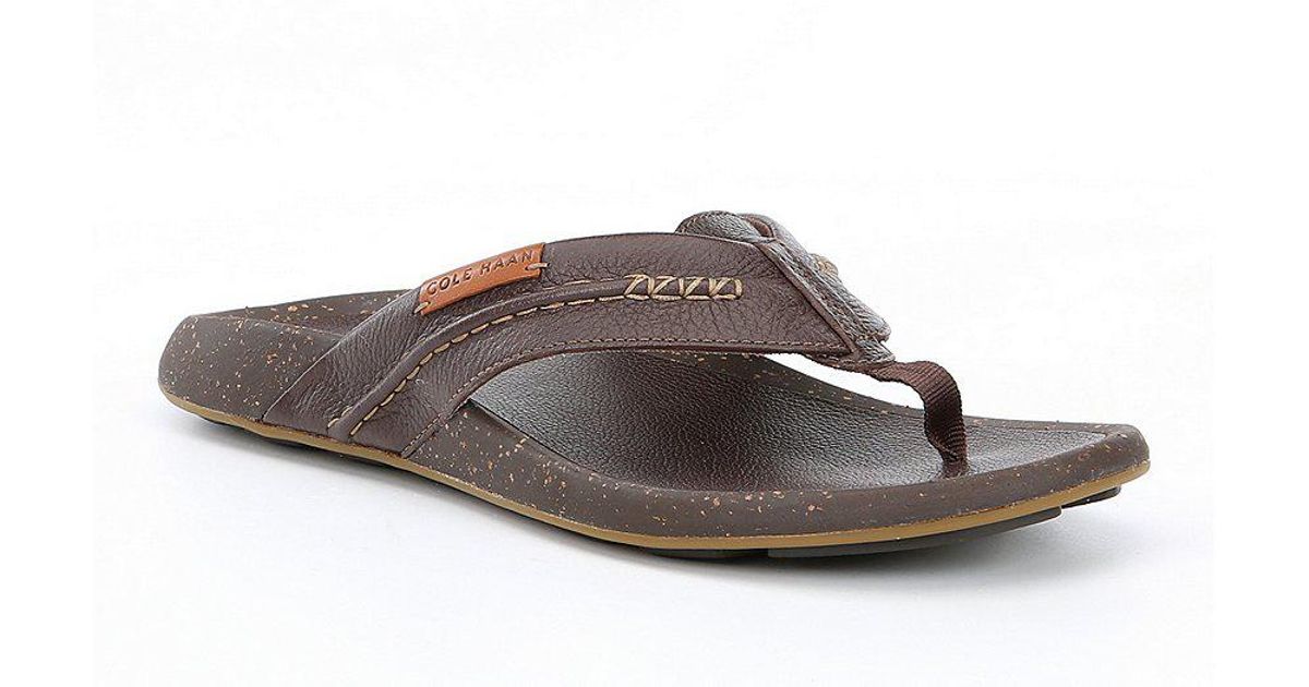 cole haan flip flops mens
