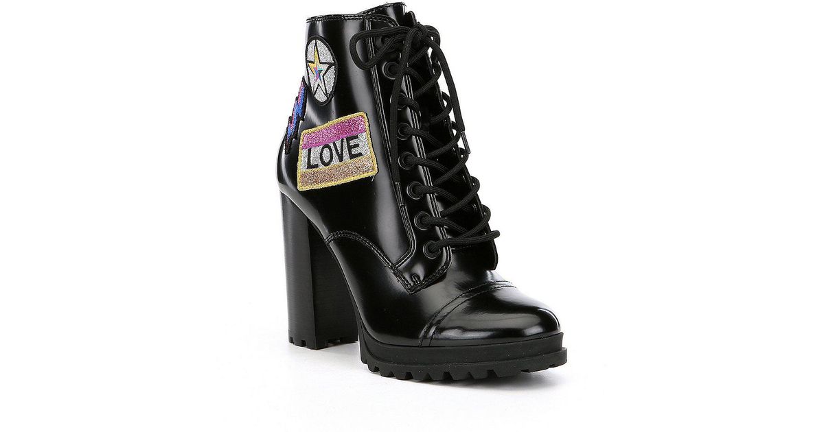 designer black booties