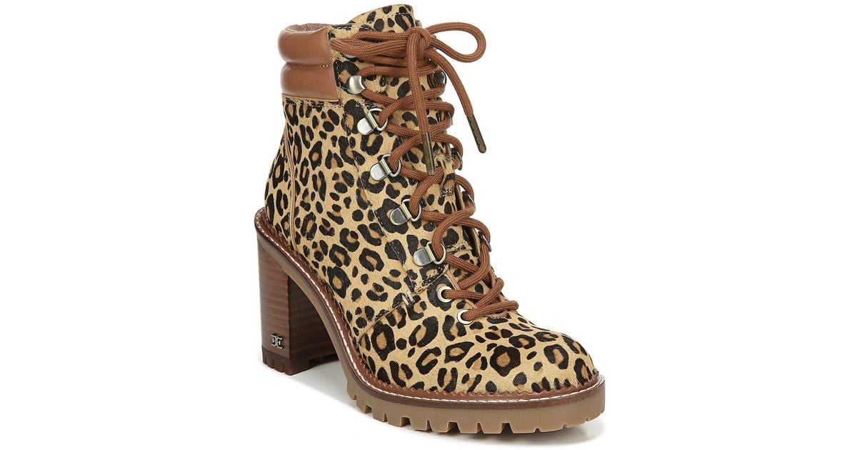 sam edelman booties leopard