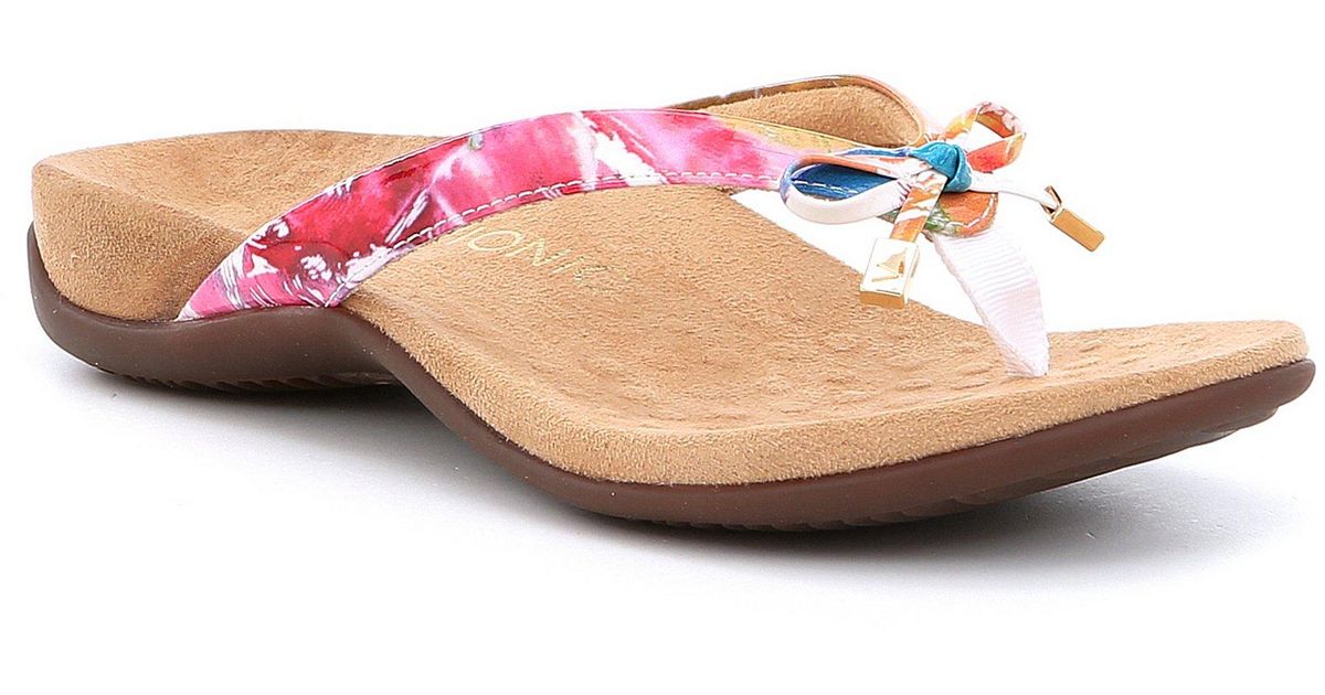 vionic bella ii white floral