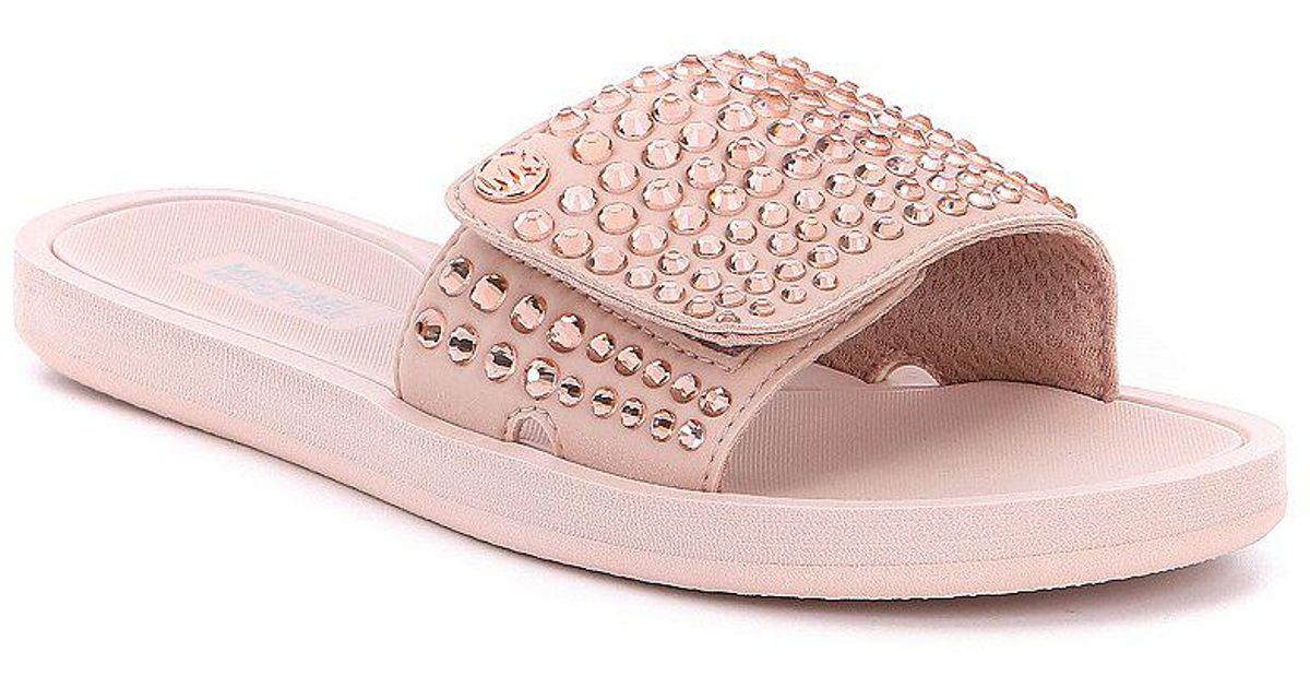 michael kors rhinestone sandals