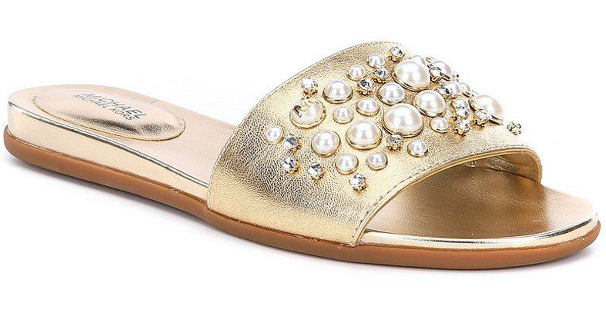 michael kors slides on sale