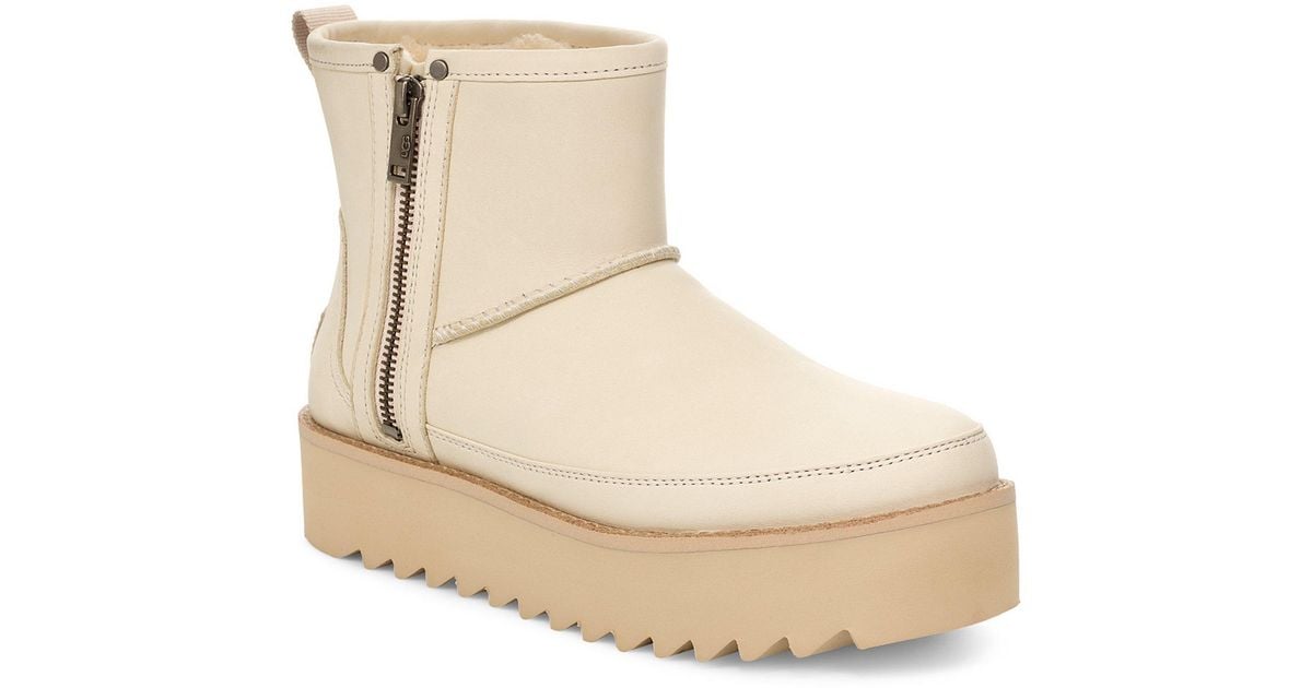 ugg rebel biker mini beige