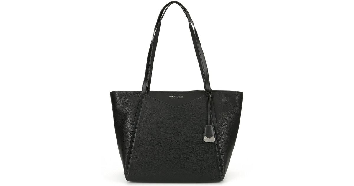 Lyst - MICHAEL Michael Kors Whitney Large Top Zip Tote Bag in Black - Save 33%