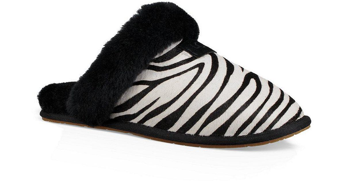 ugg slippers zebra