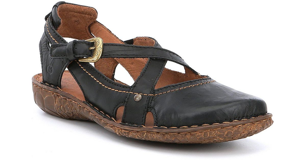 Josef Seibel Leather Rosalie 13 Sandal in Black Leather (Black) - Save 1% - Lyst