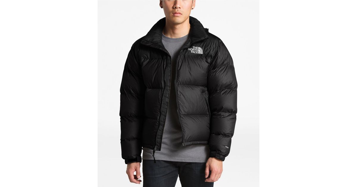 black north face jacket puffer