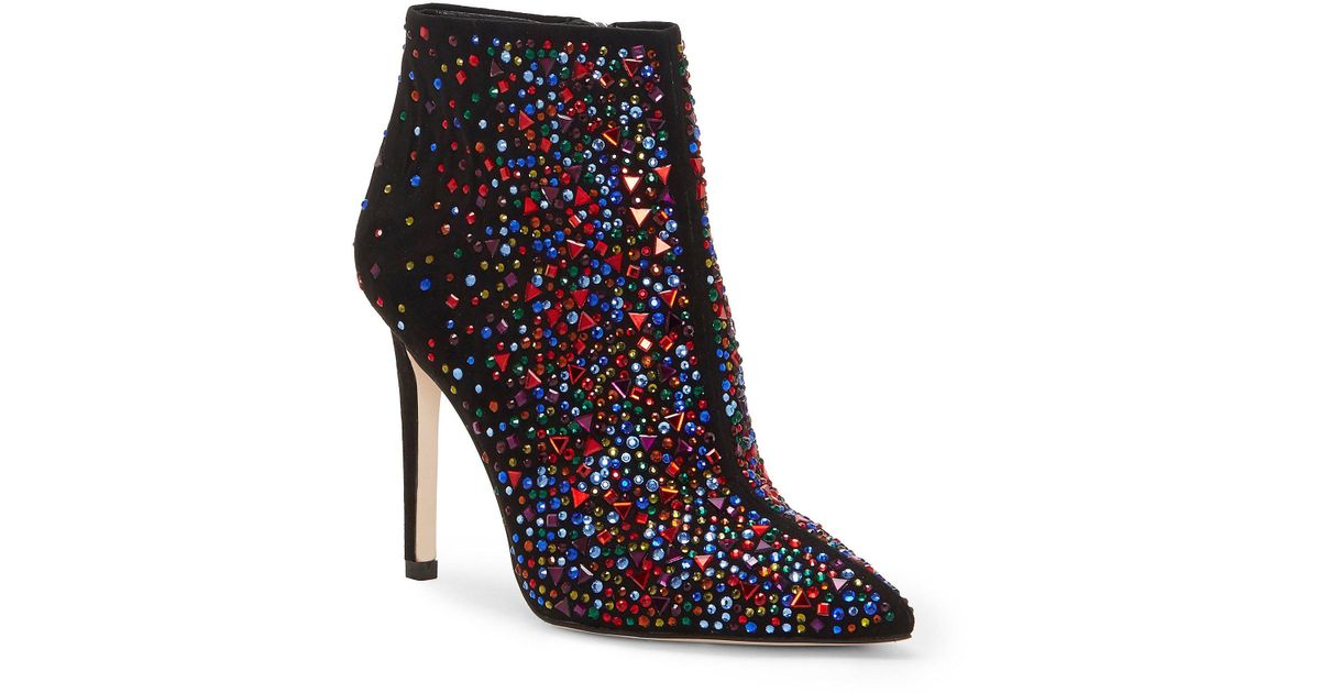 Jessica Simpson Prexton Rhinestone Booties 2024 www.gemologytidbits