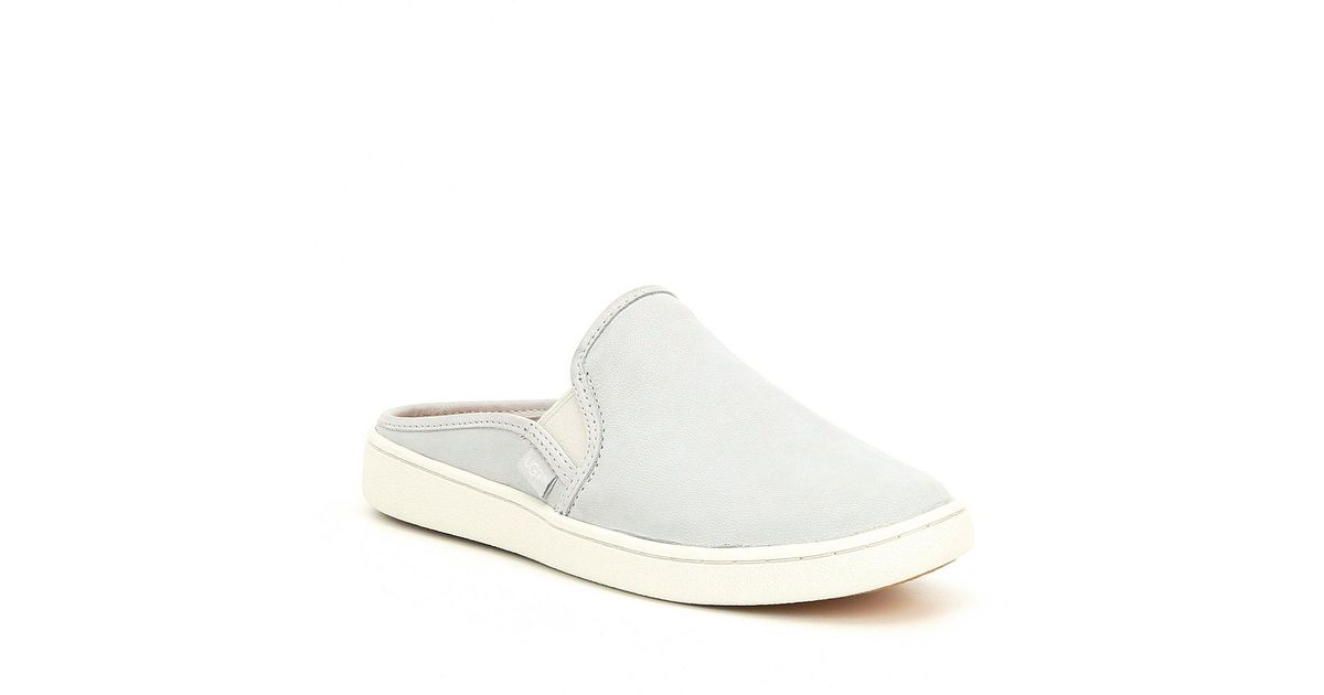 ugg gene nubuck slide sneakers