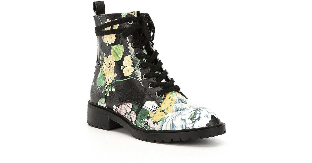 steve madden floral boots