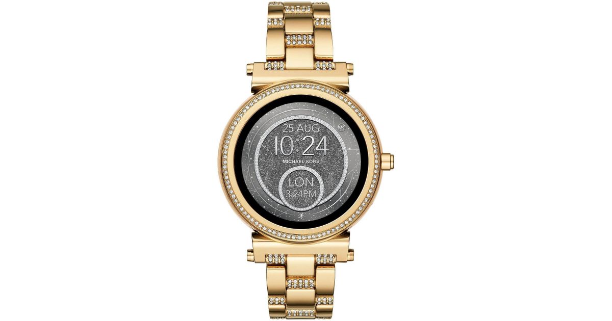 michael kors sofie gold smartwatch