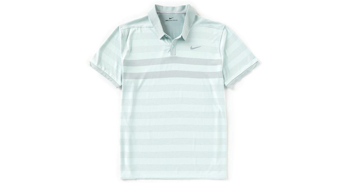 nike golf zonal stripe polo shirt