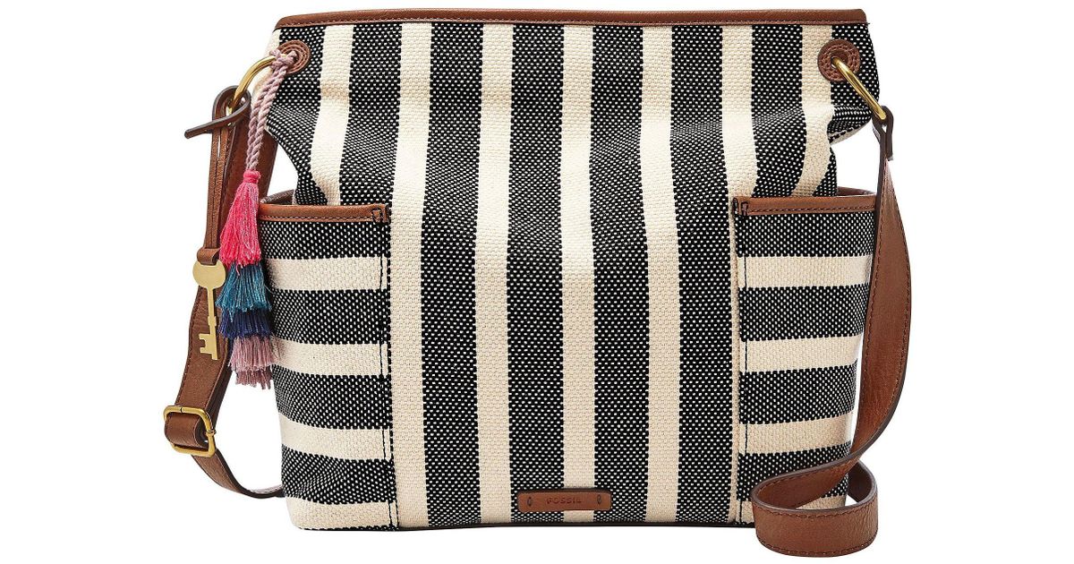 Fossil Striped Bags & Handbags for Women for sale | eBay