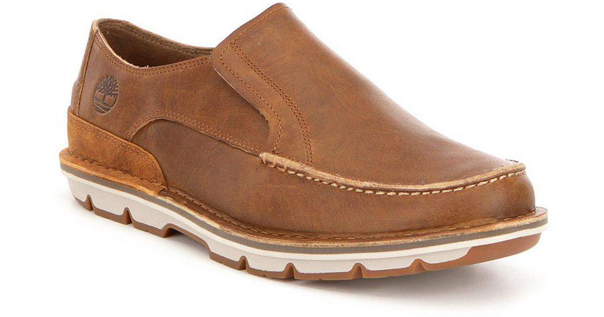 timberland slip on loafers