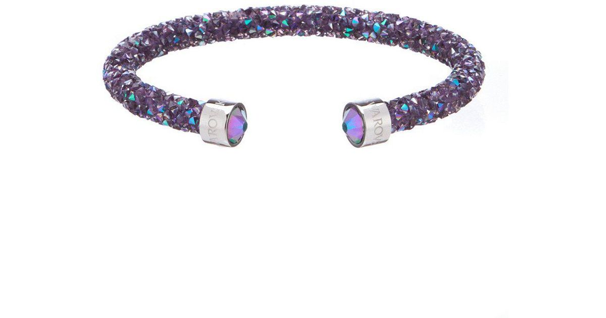 bracelet swarovski crystaldust violet bracelet swarovski crystaldust violet