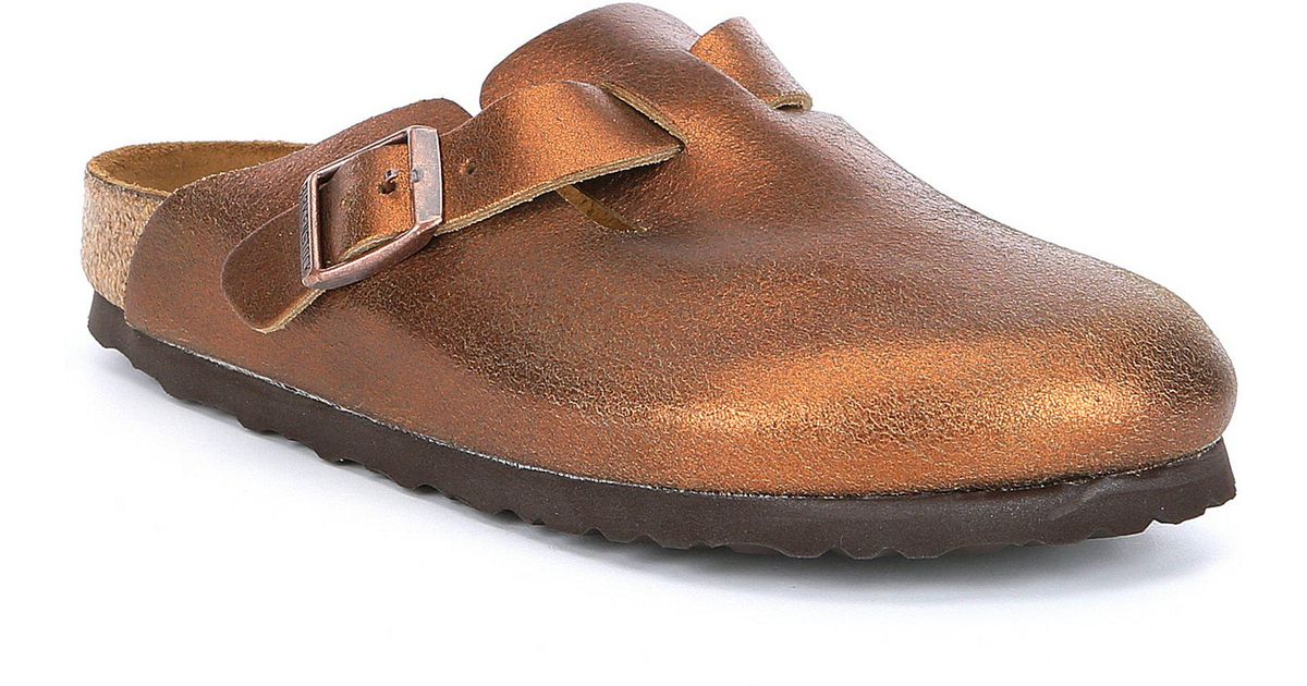 birkenstock boston antique brown