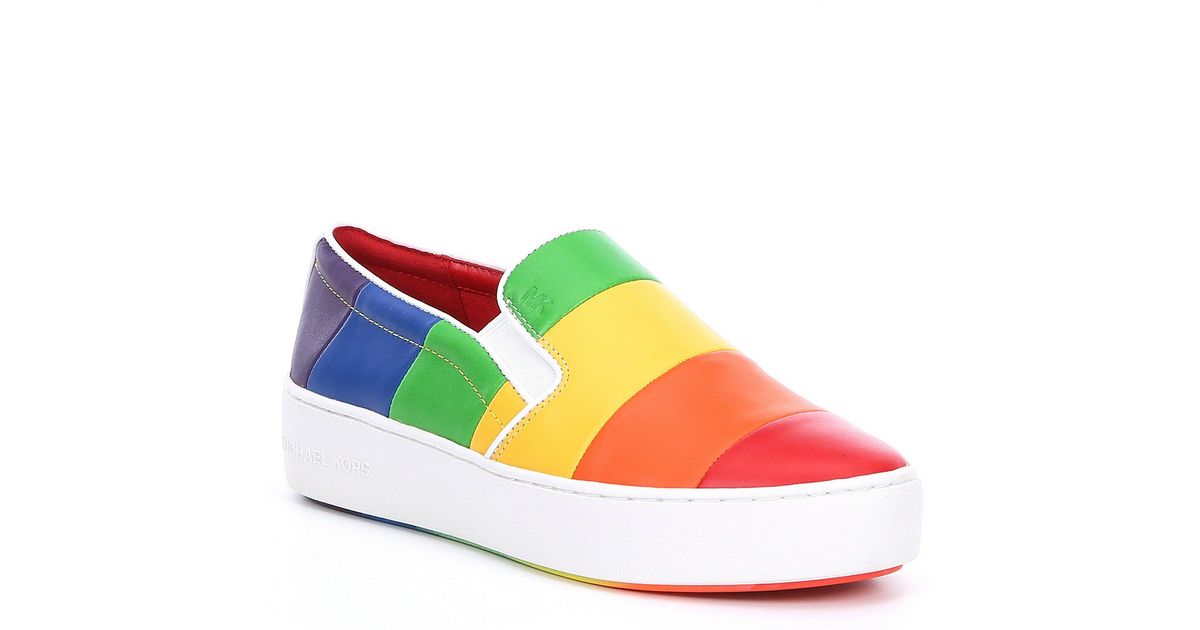 rainbow michael kors shoes